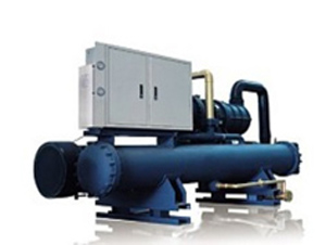 蒸發(fā)冷螺桿低溫機(jī)組雙機(jī)頭