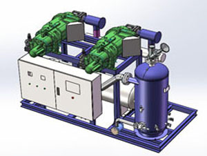 螺桿式單極并聯(lián)機(jī)組（低溫）